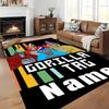 Custom personalization Gorilla Tag Area Rug - Perfect For Kitchen, Bathroom,Laundry Room Decor Large Size Available,Gift All Seasons
