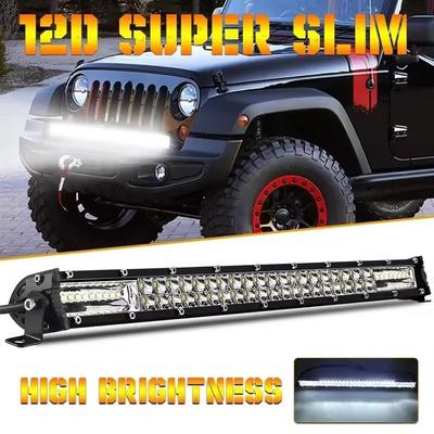 12D LED Light Bar 60W 120W 180W Work Light 12V 24V for Offroad Truck ATV Tractor 4X4 LED Bar 4WD Driving Lamp