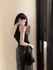 Pure Desire Spicy Girl One-Shoulder Irregular Sleeveless Tank Top - Summer Slimming Inner Wear for Women