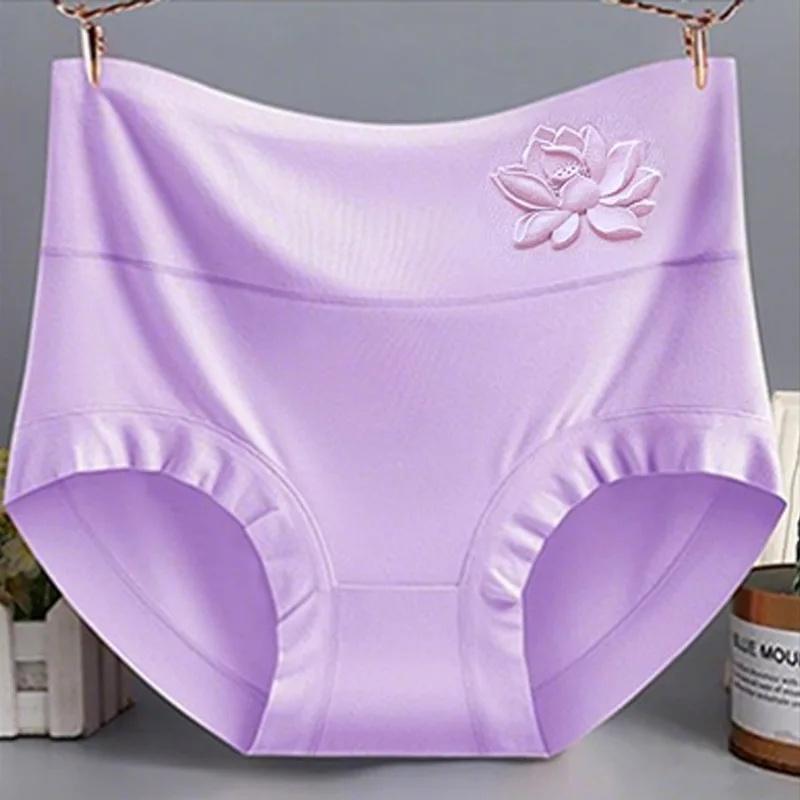 High Waist Modal Women's Underwear Soft Comfortable Triangle Shorts plus Size Anti-Bacterial Summer Underpants for Elderly