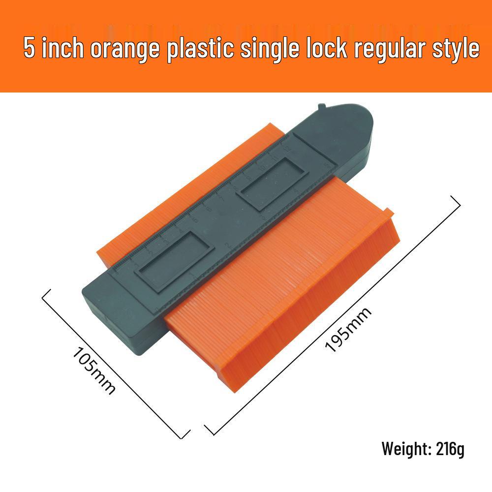 Universal Contour Gauge for Irregular Shapes - Woodworking & Gypsum Board Tool