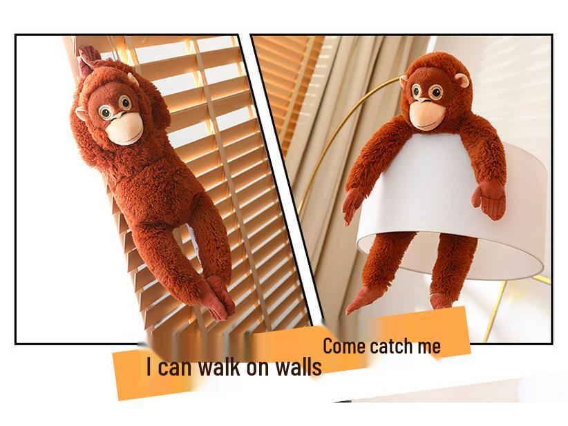 Long-Armed Gorilla Plush Toy & Backpack for Women