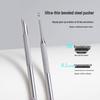 Stainless Steel Cuticle Fork Set for Nails - Dead Skin Remover, Callus Cleaner, Ingrown Nail Pusher.