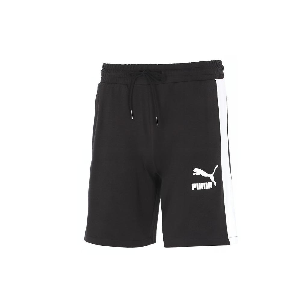 Puma Casual Sports Breathable Drawstring Shorts Men Bottoms Black 531358-01