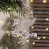 Acrylic Acrylic Snowflake Icicle Ornaments White Lifelike Drop Pendants Crystal Christmas Deer Pendant Xmas Tree New Year 2025