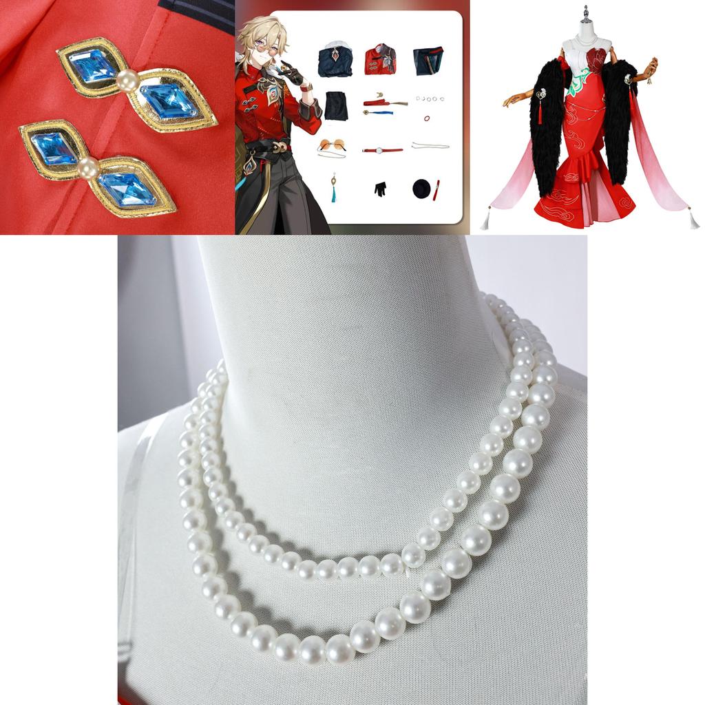 Fresh And Sweet Honkai Star Rail Cosplay Attire In Bold Red For Anime Character Role Play