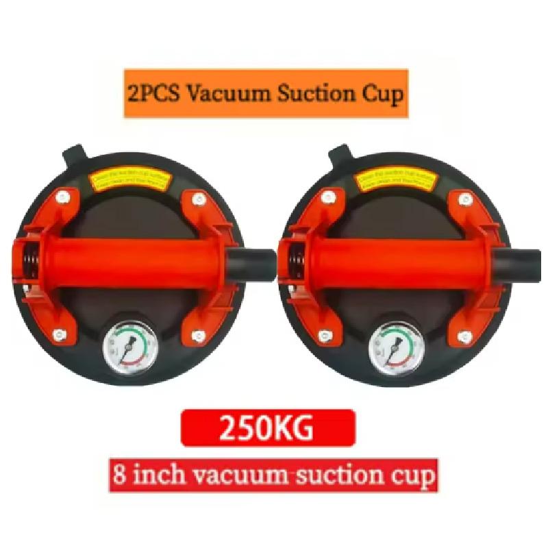 Vacuum Suction Cup 250 Kg Carrying Capacity 8 Inch Vacuum Suction Cup Heavy Duty Lifter for Granite Tile Glass Manual Lifting