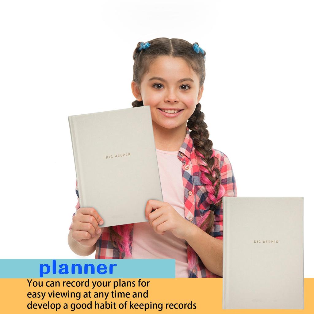 Deep Dive Journal Planer Notizbuch, Persönliches Zielmanagement und Lebensplanungsjournal, Tägliches Aufgaben- und Zielverfolgungstool