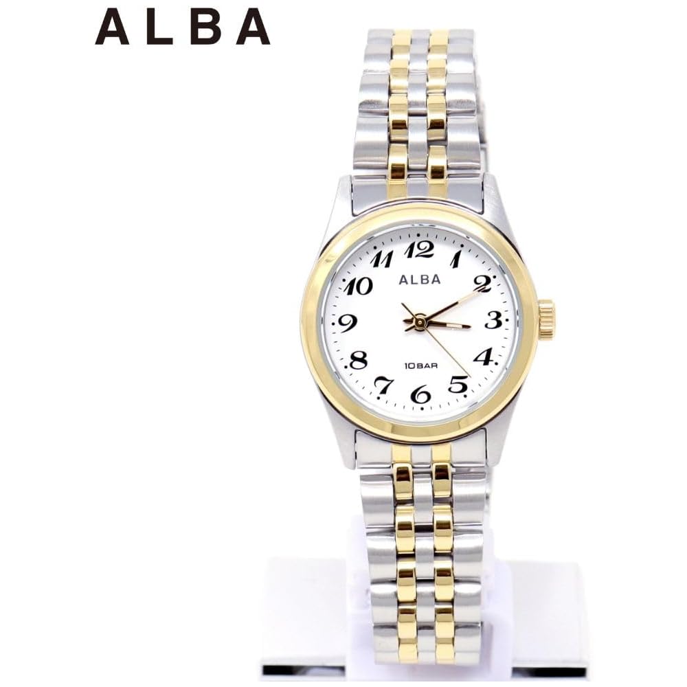Seiko Alba Women's Quartz Watch Analog Stainless Steel 10 ATM Water Resistant Multi-Color