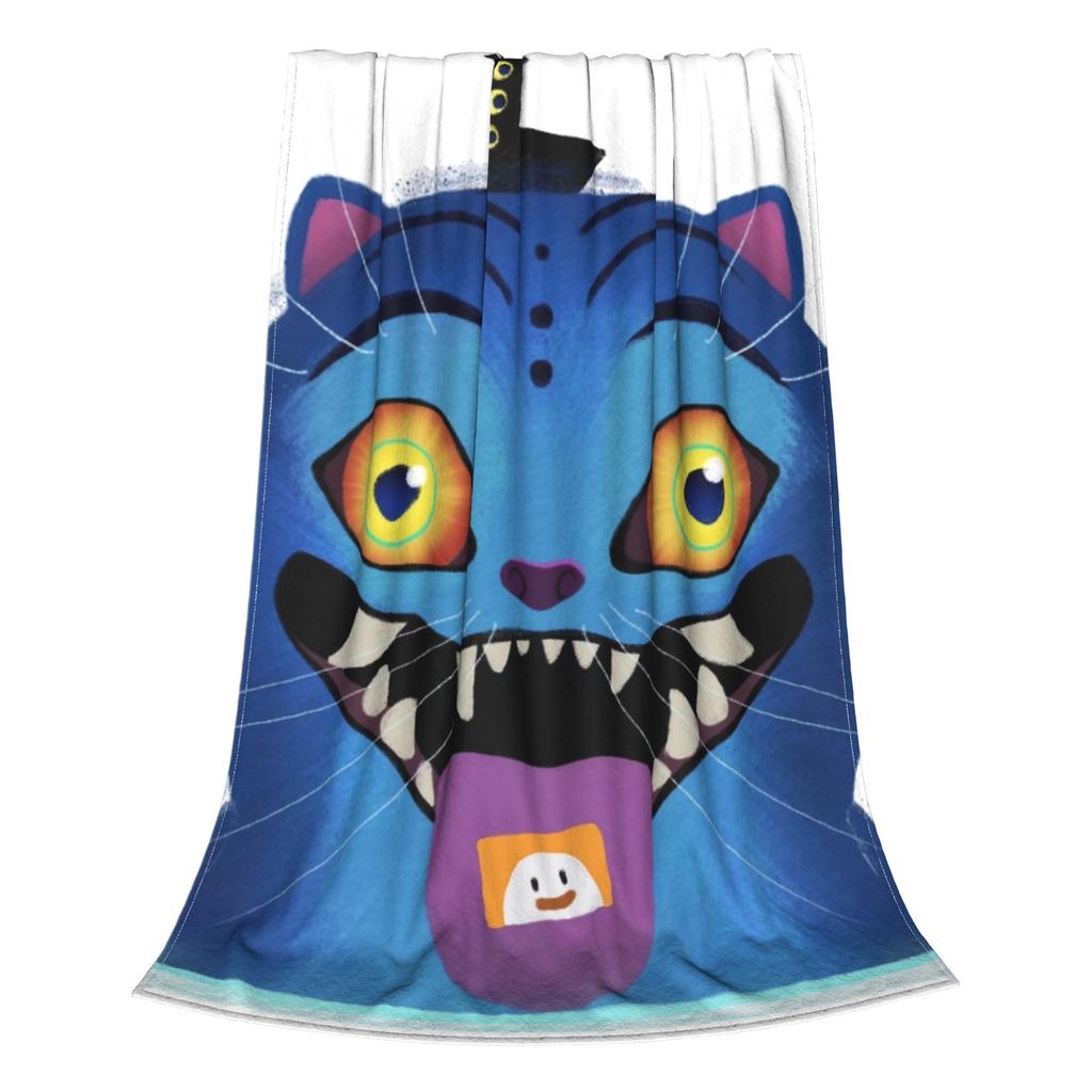 KPop Dämonenjäger Huntrix Decken Flanell Herbst/Winter Tragbare Weiche Überwürfe für Bettwäsche Couch Tagesdecken