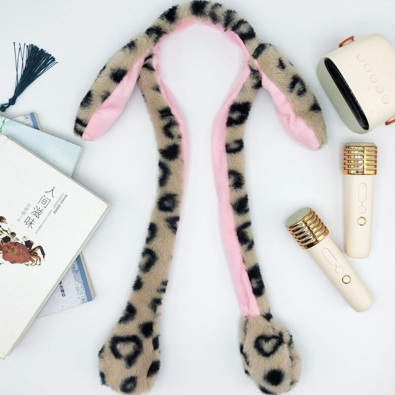 

Милая повязка на голову с кроликом будет двигаться при нажатии на светящуюся заколку для волос в виде кролика.. Повязка на голову с кроличьими ушками интернет-знаменитости 1pcs серый