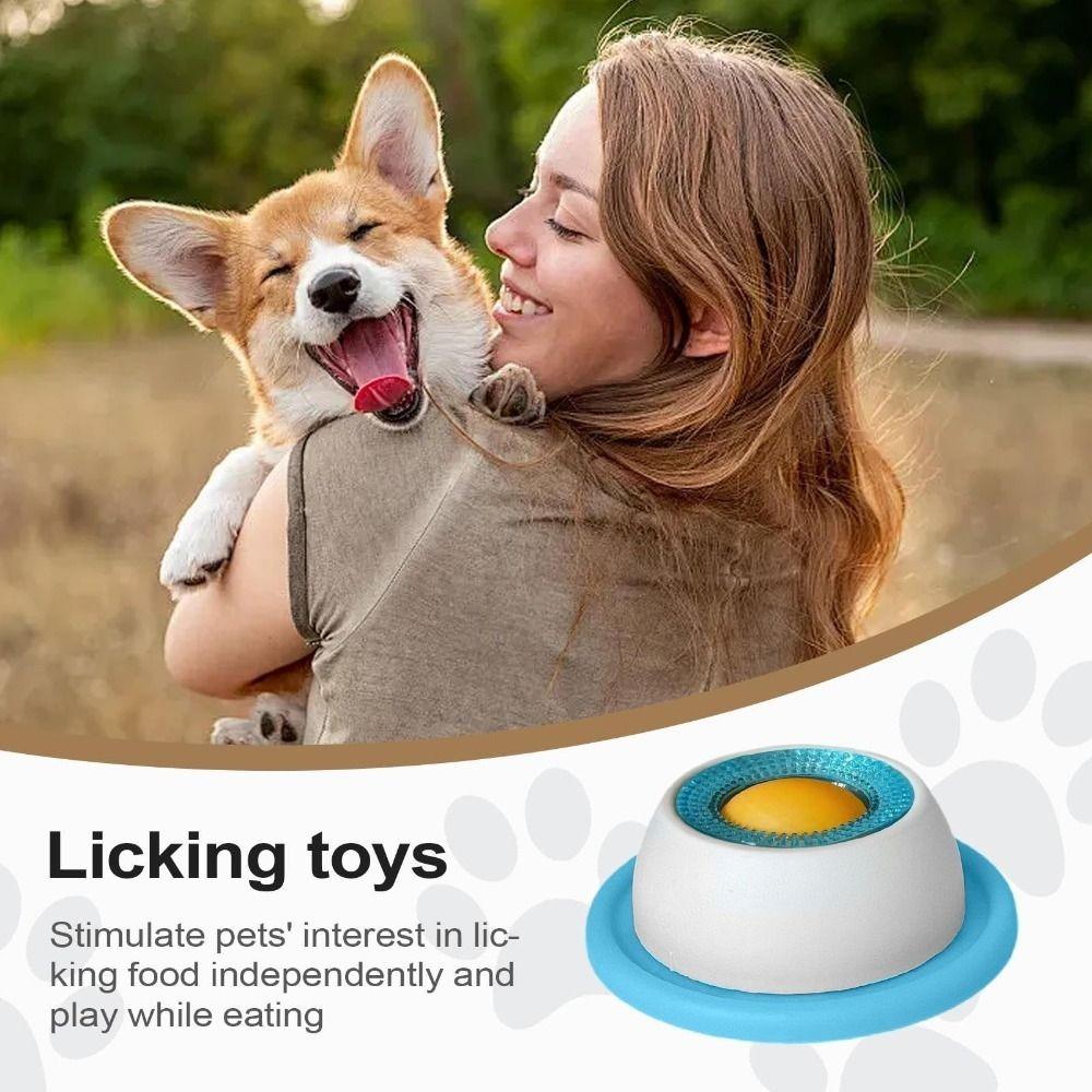 Training Pet Lick Toys Interactive Slow Feeder New Snack Bowl  For Dogs Cats