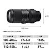 Sigma DG DN Lens for Fujifilm Zoom Telephoto Mirrorless Cameras 100-400mm F5-6.3 X-Mount Full-Frame (Contemporary)