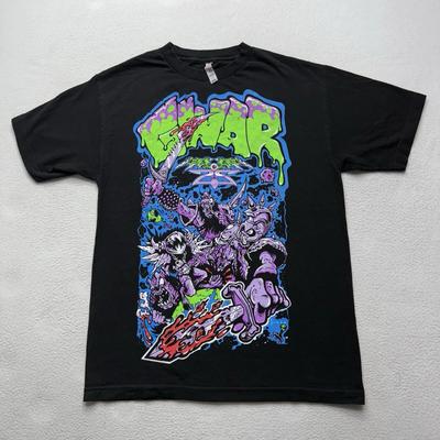 Vintage GWAR Death Metal Band Concert Tour T Shirt Black Mens Sz Medium