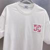 9283 Off-White Summer Men's and Women's Pure Cotton Print Oversized T-shirt Street Wear