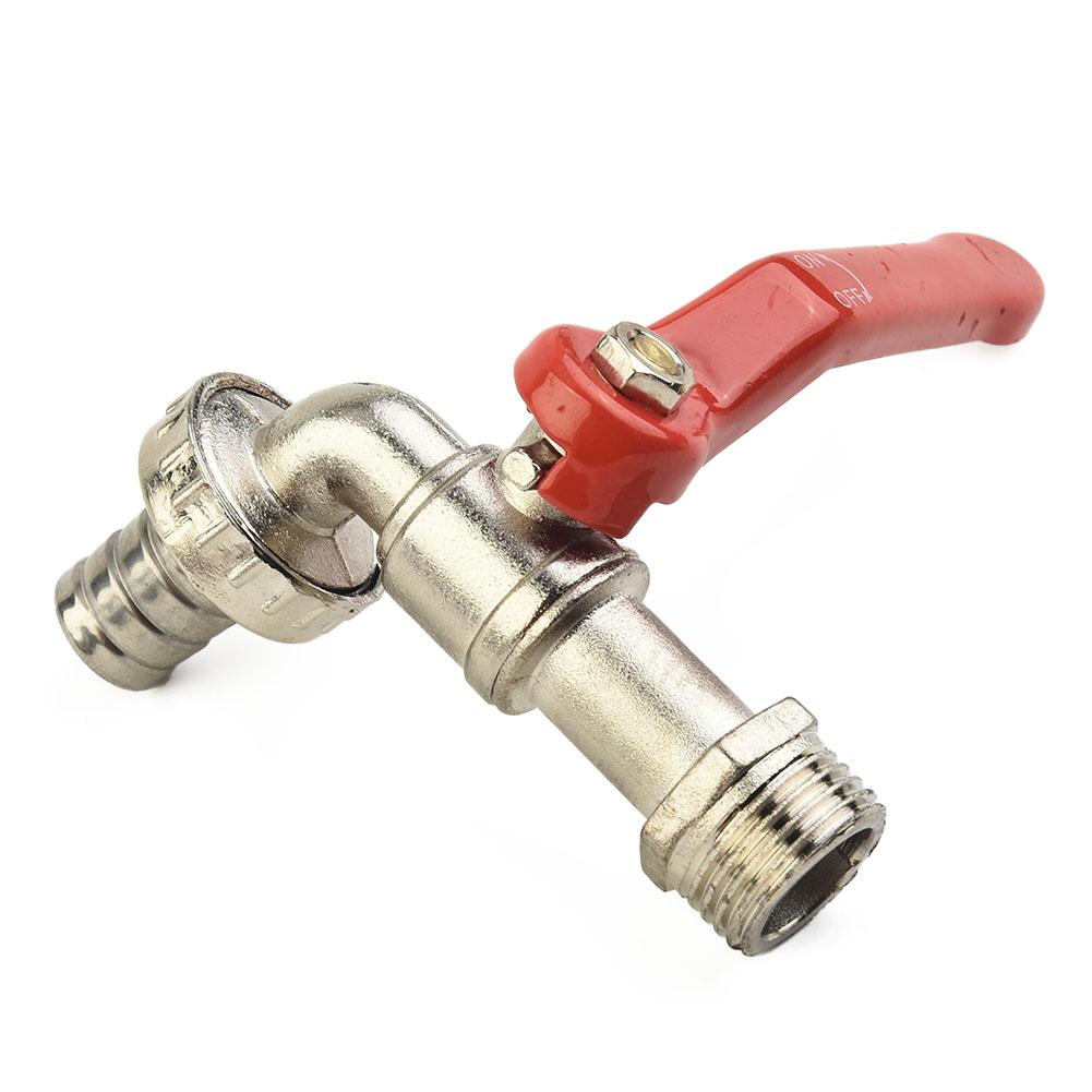 Valve Tap Adapter Garden Hose Water Connector Tool 1/2\" Drain Adapter Plastic + Alloy Tote Tank Nice Portable