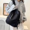 Schoolbag Korean version ins Large capacity backpack Male and female junior high school student schoolbag Personalized versatile trendy college 