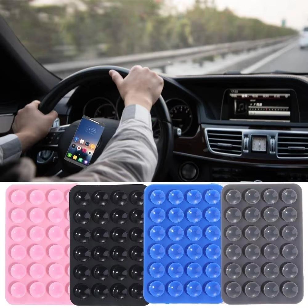 Multifunction Silicone Rubber Sucker Pad Mobile Phone Fixed Pad  for Home Office Storage