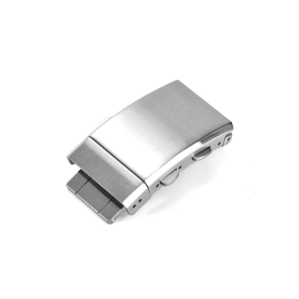 

18mm 20mm 22mm 316L Solid Stainless Steel Watch Clasp Luxury Adjustable Folding Buckle For Watch Repair Accessories Replacement 18mm серебряный