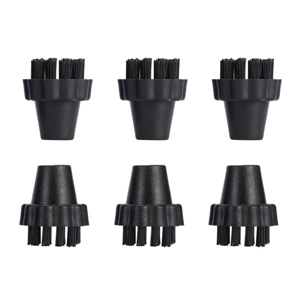 Nylon Bristle Brush Kit For Vaporetto Steam Cleaners – 3/6-Piece Set, Fits Lecoaspira, Unico And For VAPORETTO Pro Models