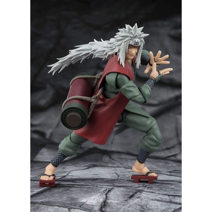 Bandai Tamashii Nations - Naruto - Figurine S.H.Figuarts Jiraiya Hidden Leaf Heroic Master Sage (Sage Mode Set) 17 cm