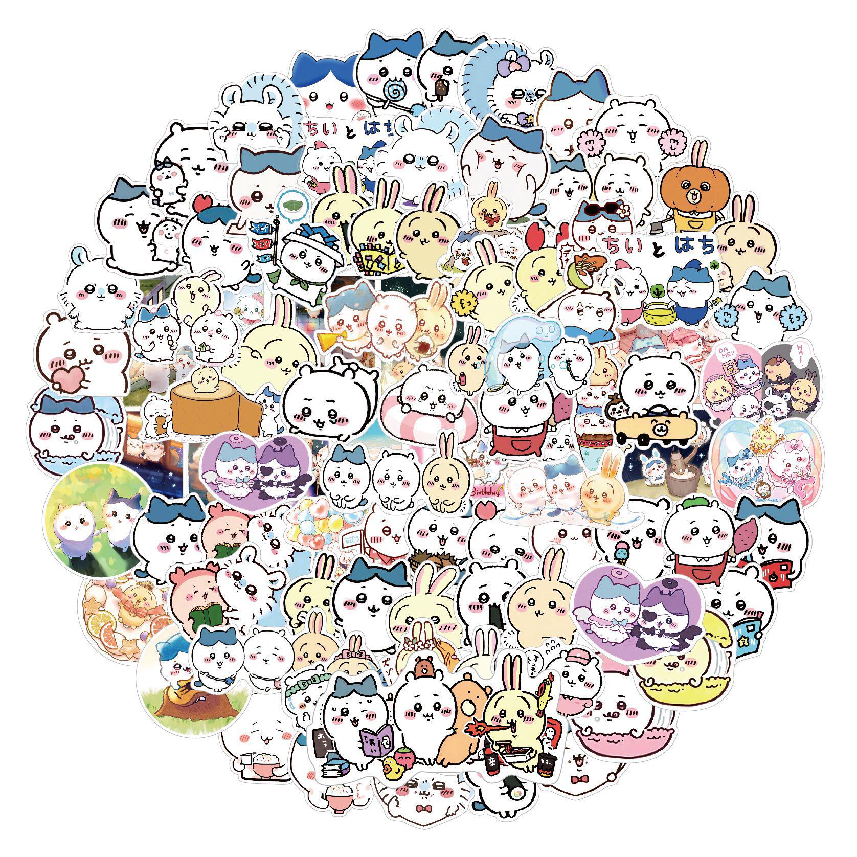 

Набор стикеров Чиикава: 100 Милых, Модных Водонепроницаемых Наклеек для Блокнота, Бутылки для Воды, Багажа и Телефона