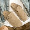 Shevalues Classic Cork Clogs Slippers Women Men Soft Footbed Suede Sandals with Arch Support Trendy Beach Slides Home Men Mules