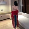 Sexy Lingerie, Ancient Costume, Palace Style, Pure Desire, Hanfu, Bellyband Set, Sexy Classical Stab, No Take Off Flying Skirt