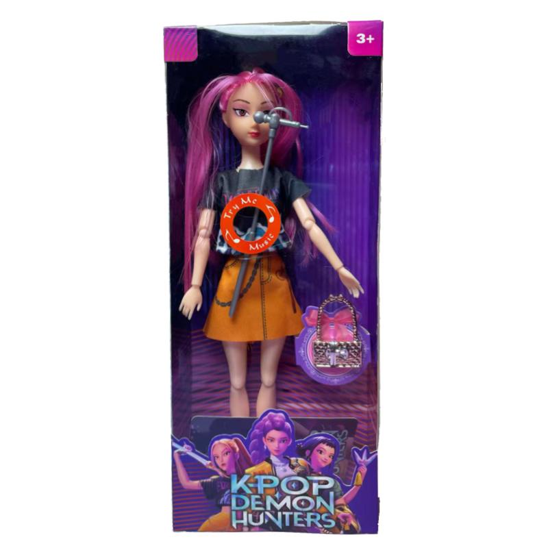 NEW Kpop Demon Hunters Hunter Group Sticky Glue Doll High Appearance Anime Action Figure Perfect Gift for Girls Holiday Birthday