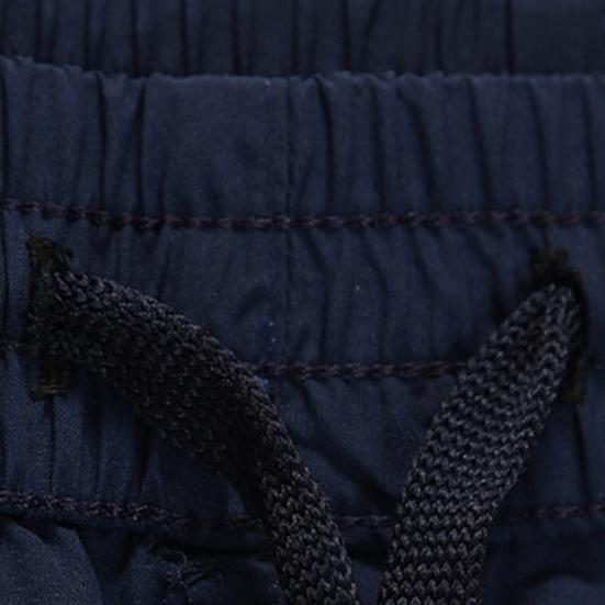 Męskie Spodenki Letnie Jednokolorowe Kieszeń na Zamek Duży Rozmiar Dopasowane Szybkoschnące Spodnie Capri Streetwear