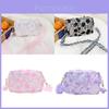 Adorable Korean Style Sequin Crossbody Bag For Kids With Floral Design And Breathable Nylon Material