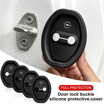 Car Door Lock Buckle Protector Cover Buffer Anti-Rust For Corsa Astra Mokka Grandland X Insignia Zafira Vivaro Combo