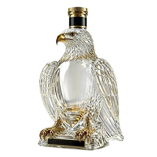 Eagle Shaped Whiskey Decanter, USA 250th Anniversary Commemorative Bottle with Stopper, 1776-2026 Heritage Edition Patriotic Bottle, Unique Gift