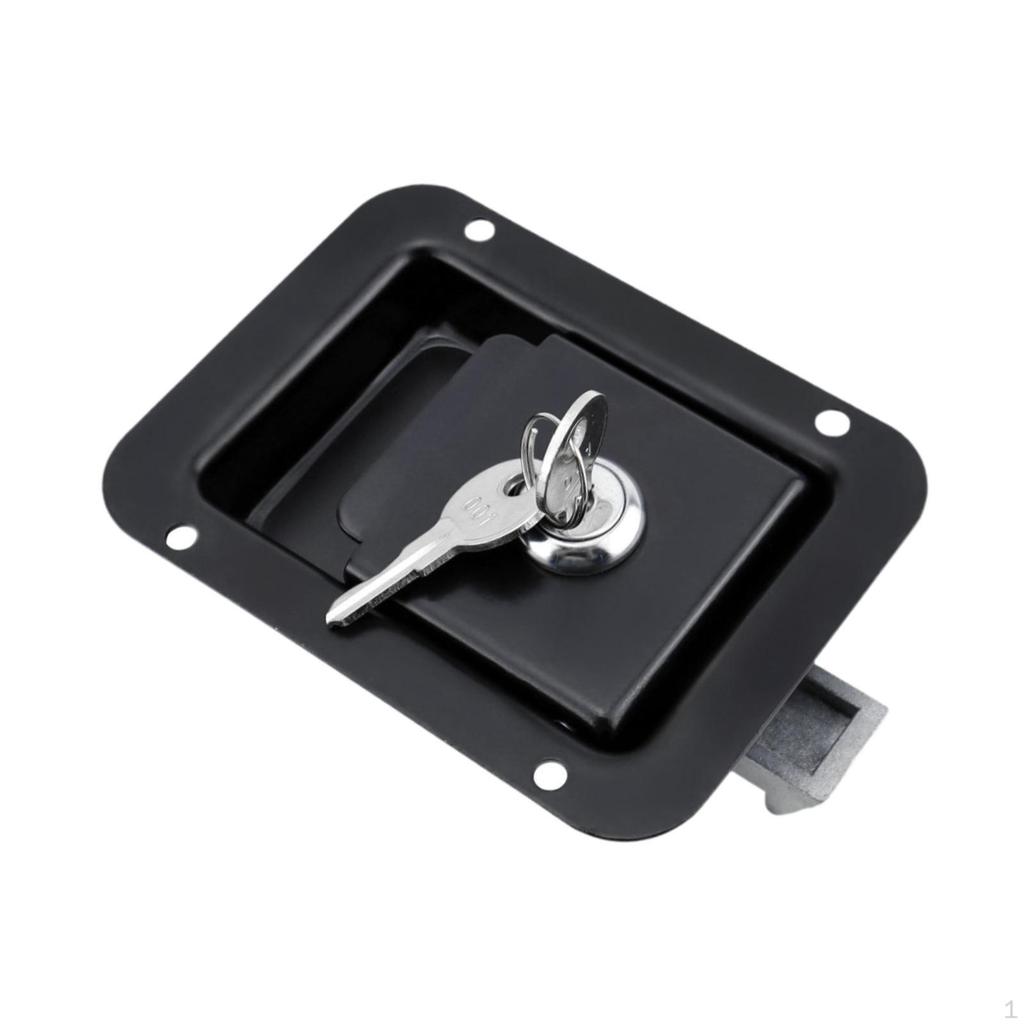 RV Tool Box Lock Flush Mount with Key Replaces Practical Premium Accessories Heavy Duty Panel
