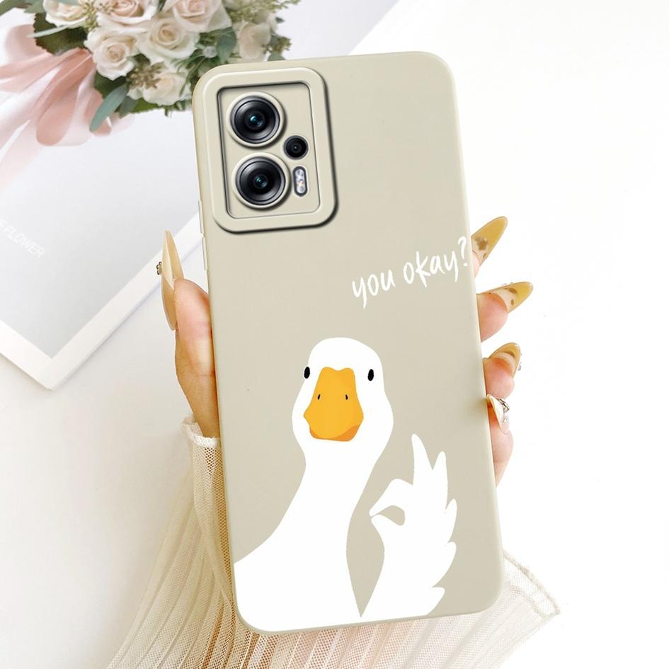 For Xiaomi Redmi Note 11T Pro 5G Case Note 11T Pro+ K50i Cover Luxury Painted Soft Silicon Phone Case For Xiaomi Poco X4 GT Capa