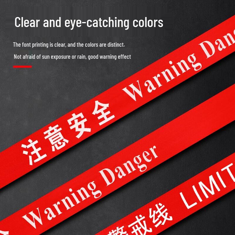 Portable 50m Retractable Caution Tape