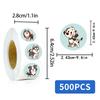 500PCS Puppy Roll Stickers Notebook Colorful Sketchbook Graffiti Phone Scrapbooking Motorcycle Motorcycle Harajuku Sticker