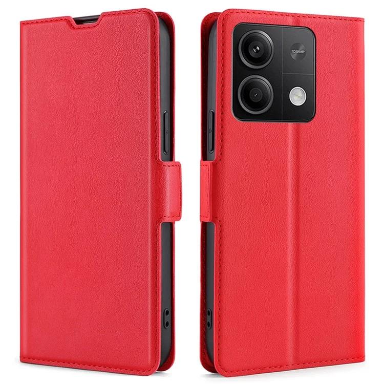 

For Xiaomi Redmi Note 13 5G Case Slim PU Leather Shockproof Phone Cover with Card Holder
