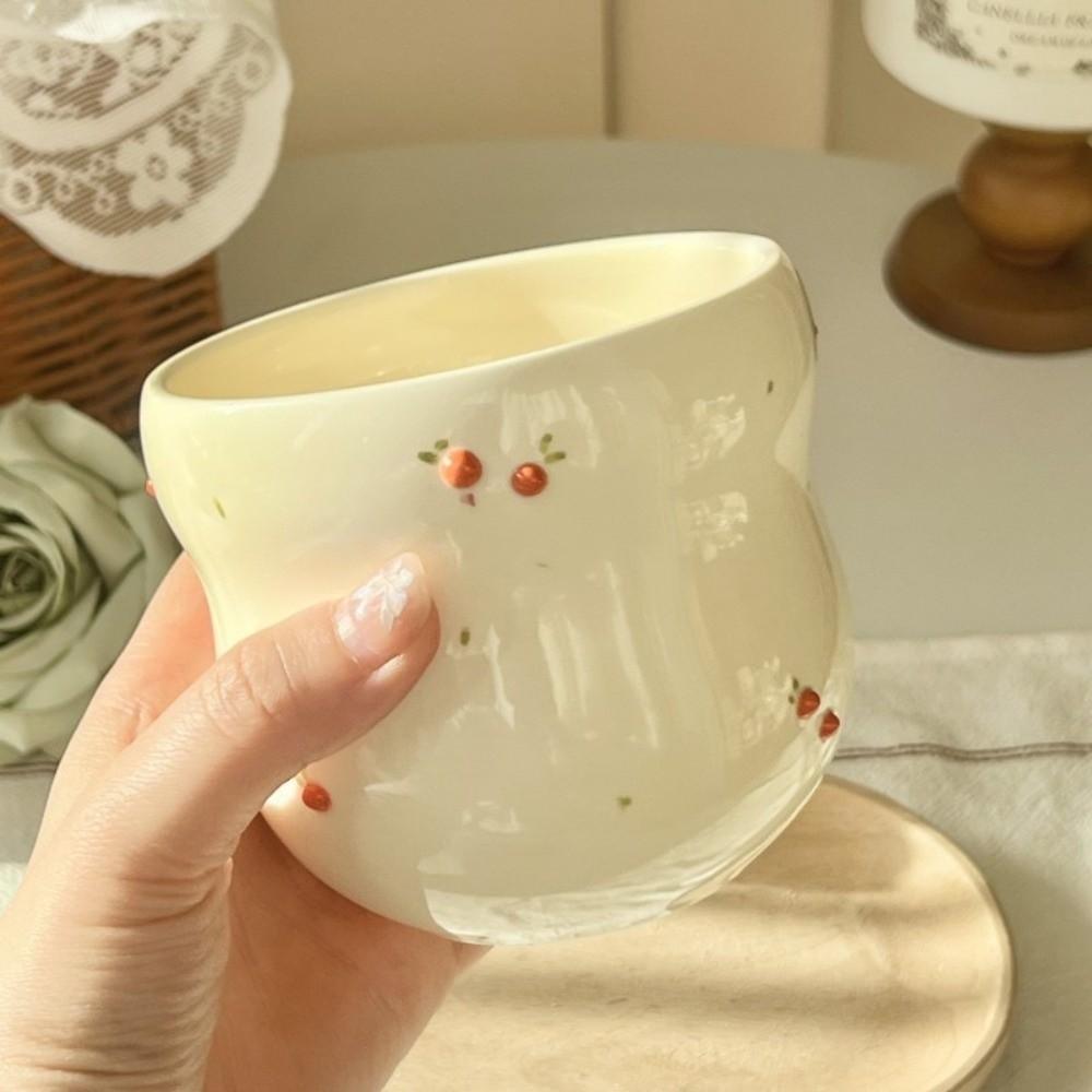Hand-painted Coffee Cup Embossed Fruit Water Cup Creative Tea Cup Gift Giving