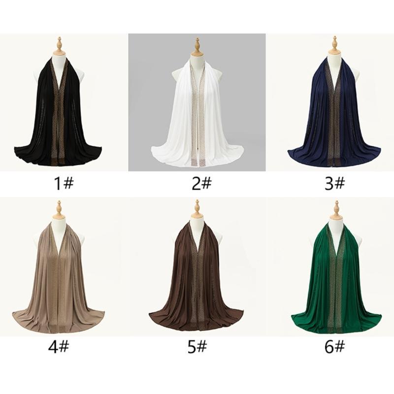 Extra Long 170cm Cotton Scarf Shawl For Skin Friendly Soft Comfortable And Various Styling In Daily Life