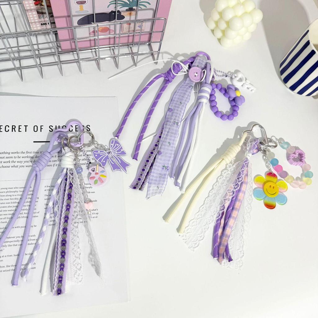 Seria Miu Lalka z tkaniny DIY Blind Box Zawieszka - Modny dodatek do zabawki, Seria Fioletowa