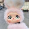 Cute Vinyl Bunny Doll Plush Toy Soft Kawaii Prone Position Rabbit Plushie Doll for Kids Adults Gifts Home Ornament Couple Gifts