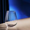 Shangqi Vertical Stripe Plastic Red Wine Glasses, 665ml (Set of 2)