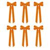 6Pcs Velvet Ribbon Bow Tie Christmas Tree Decorations Xmas Ornaments for Home Party Garland Festive Holiday Decor Indoor Outdoor Use
