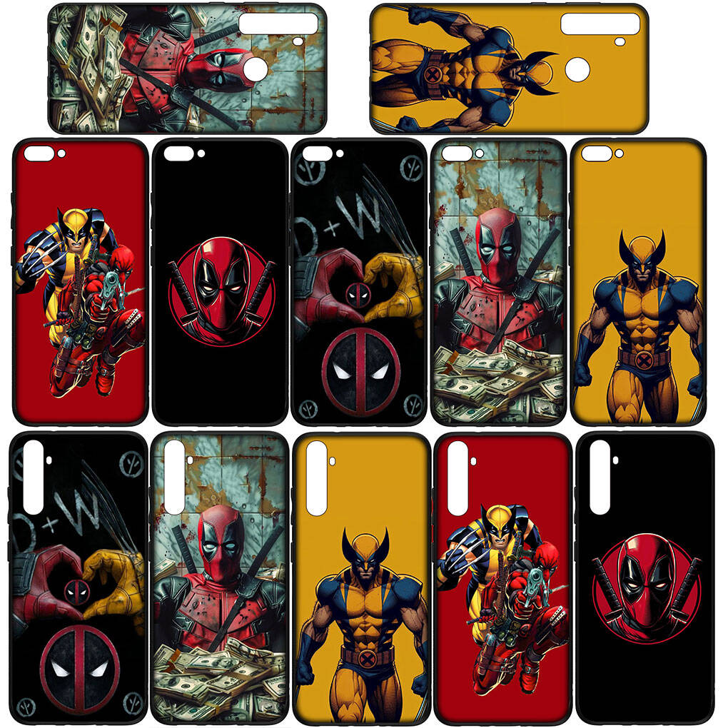 Cover for iPhone 17 16 15 Xiaomi Poco Redmi Note 14 13 12 11 Pro Max 9 16e Samsung Galaxy S25 S24 OPPO Huawei Wolverine Super Hero Deadpool Phone Case