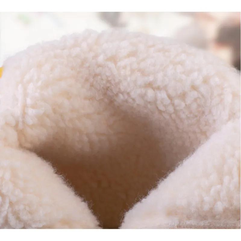 Winter Waterproof Snow Boots Women Non Slip Platform Shoes for Women Plush Warm Ankle Boots Cotton Couple Snow Botas De Mujer