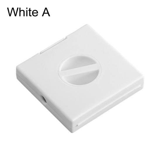 

Проволочный органайзер Портативный вращающийся полипропиленовый многофункциональный чехол для хранения шнура для улицы A белый