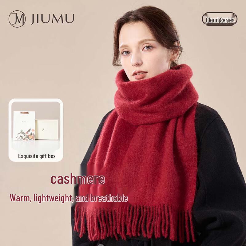 JIUMU Women's Pure Cashmere Scarf WR134