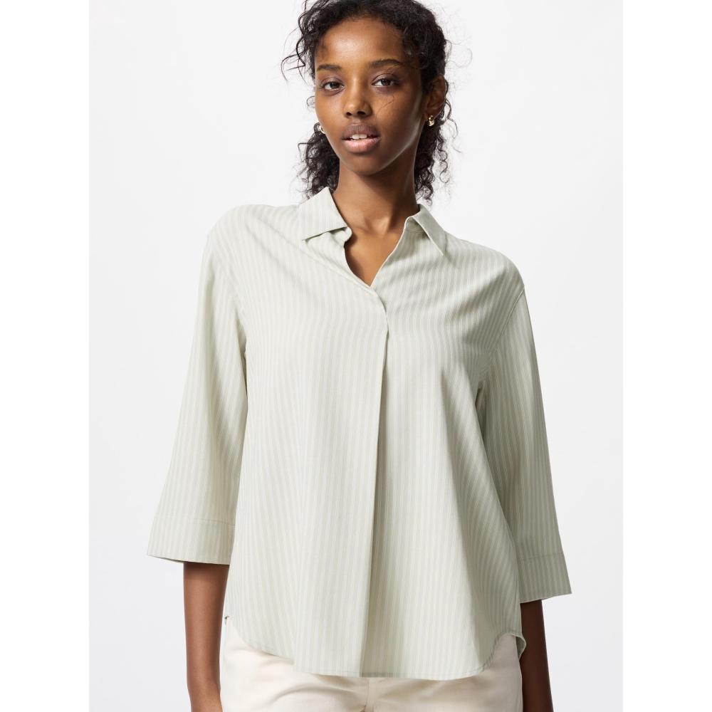 

Блузка Uniqlo Rayon Skipper Collar, часть 7, полоска 50 LIGHT GREEN/WOMEN XS