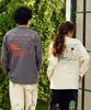 [go Slow Caravan] 351902 USA/C Square Logo Back Print Long Sleeve T-Shirt, Black, Size 2, M